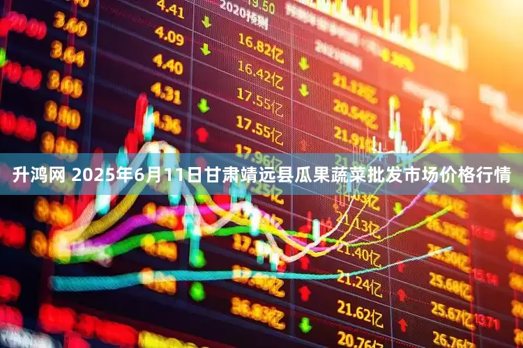 升鸿网 2025年6月11日甘肃靖远县瓜果蔬菜批发市场价格行情