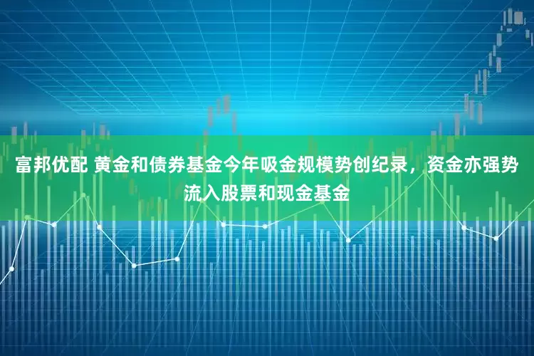 富邦优配 黄金和债券基金今年吸金规模势创纪录，资金亦强势流入股票和现金基金